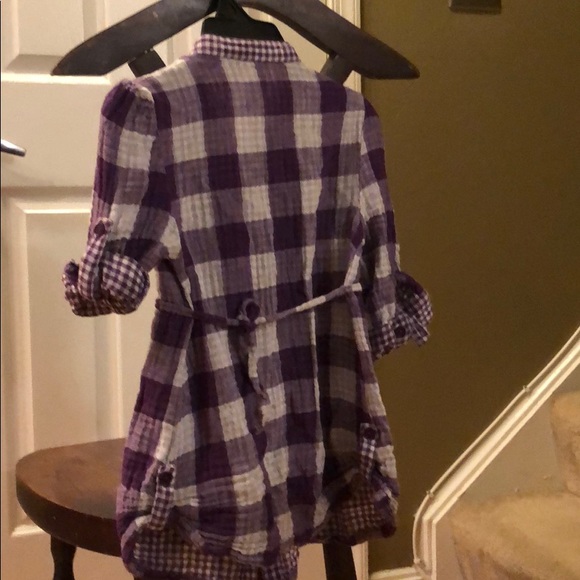 CUTE! GIRLS SHIRTDRESS - Picture 7 of 8